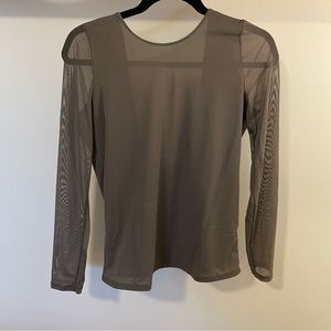 Parade gray mesh top